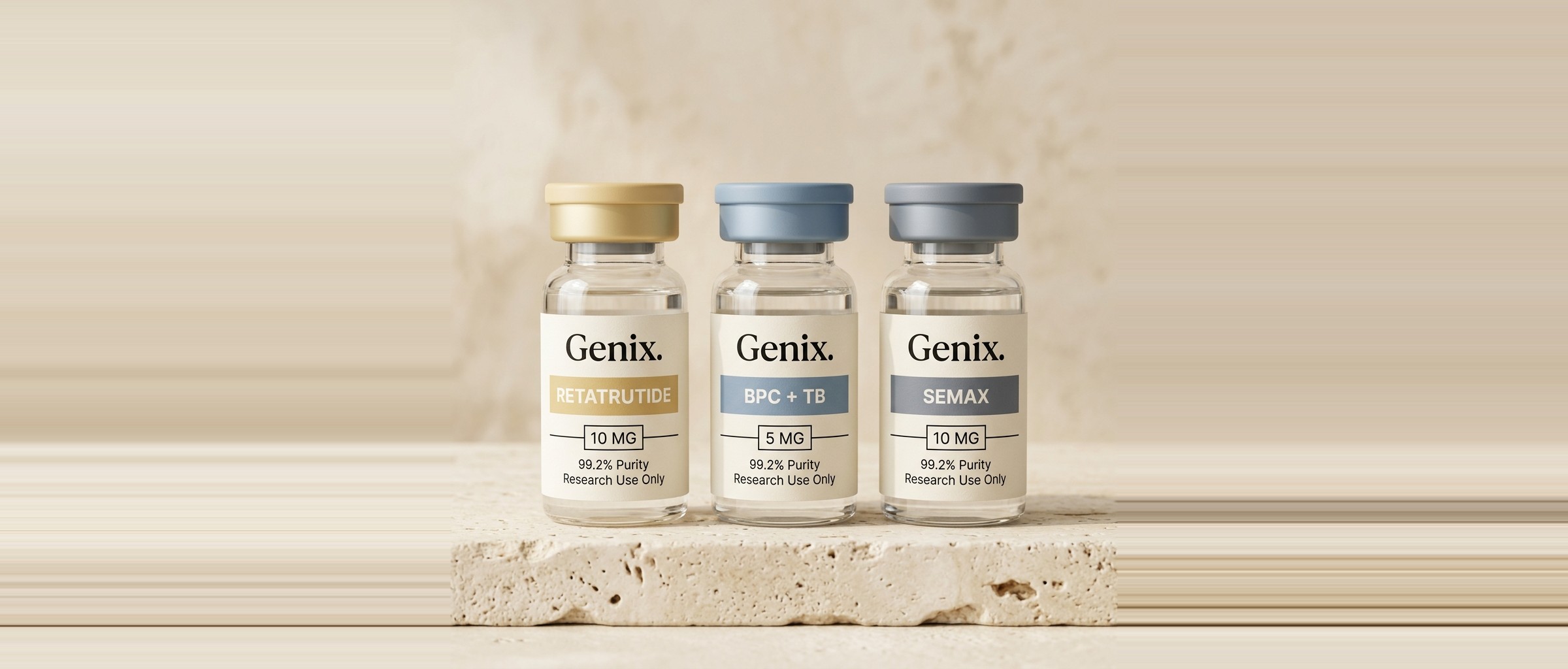 Genix peptide vials
